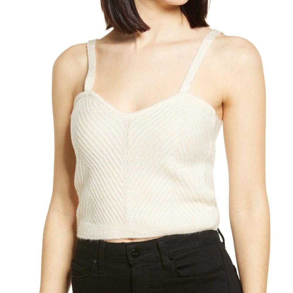 NWT Vera Moda Joleen Sweater Tank - Picture 5 of 8